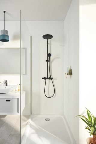 Colonne de douche avec mitigeur thermostatique - Vitalio Start Système
