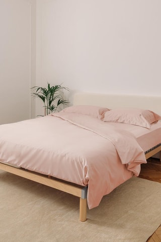 Satijnen Hoeslaken 118 Draad/cm² - Roze