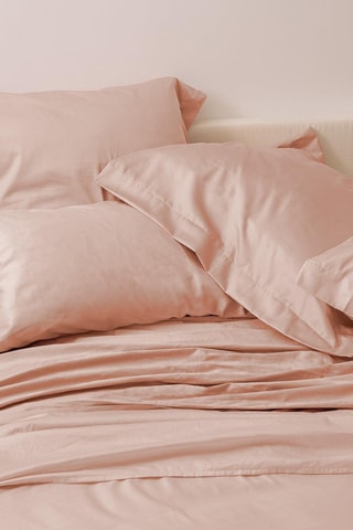 Satijnen Hoeslaken 118 Draad/cm² - Roze