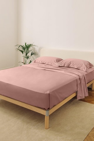 Satijnen Hoeslaken 118 Draad/cm² - Roze