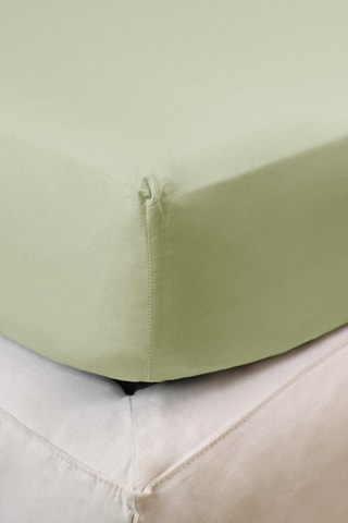 Satijnen Hoeslaken 118 Draad/cm² - Groen