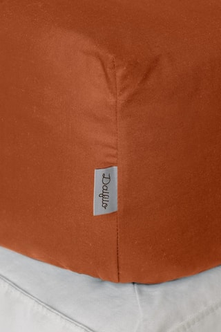 Satijnen Hoeslaken 118 Draad/cm² - Terracotta