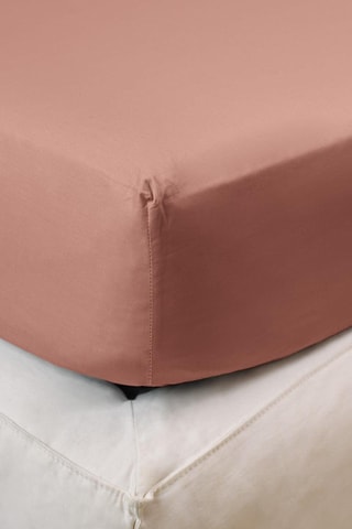 Perkalkatoenen Hoeslaken 79 Draad/cm² - Roze