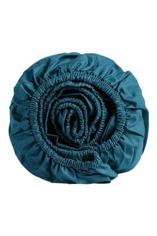 Perkalkatoenen Hoeslaken 79 Draad/cm² - Blauw