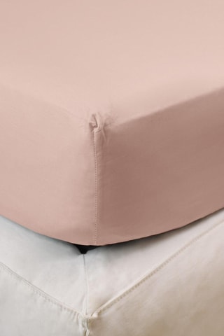 Katoenen Hoeslaken 63 Draad/cm² - Roze