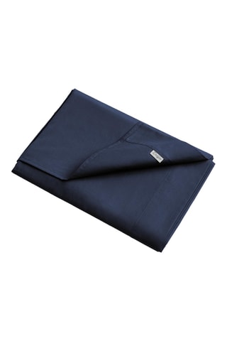 Satijnen Laken 118 Draad/cm² - Marineblauw
