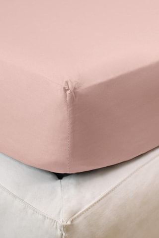 Satijnen Hoeslaken 118 Draad/cm² - Roze