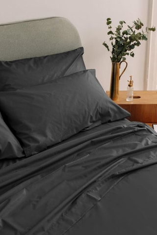 Perkalkatoenen Laken 79 Draad/cm² - Antraciet