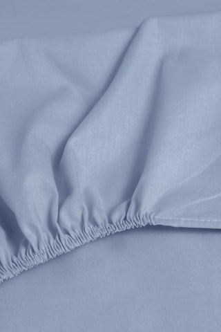 Perkalkatoenen Hoeslaken 79 Draad/cm² - Blauw