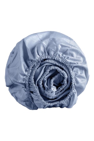 Perkalkatoenen Hoeslaken 79 Draad/cm² - Blauw
