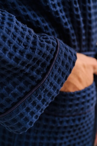 Badjas met Capuchon - Marineblauw