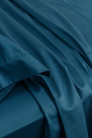 Satijnen Laken 118 Draad/cm² - Blauw