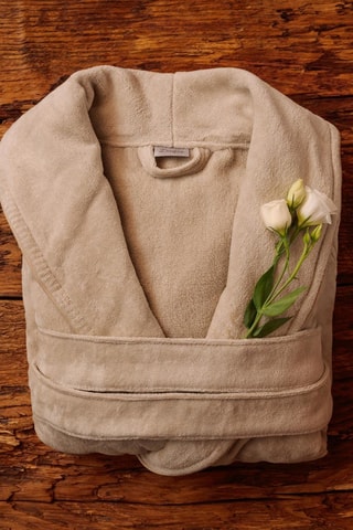Badjas met Capuchon - Beige