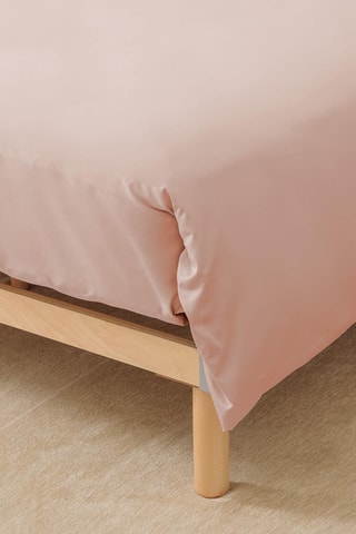 Satijnen Hoeslaken 118 Draad/cm² - Roze