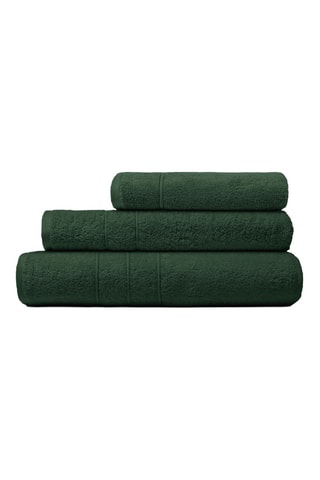 3 Handdoeken - Donkergroen