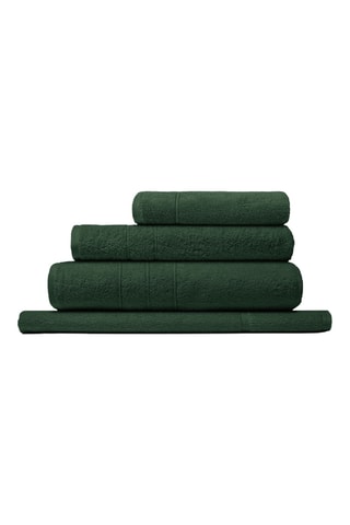 4 Handdoeken - Donkergroen