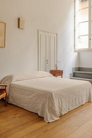 Katoenen Sprei 128 Draad/cm² - Crèmekleurig
