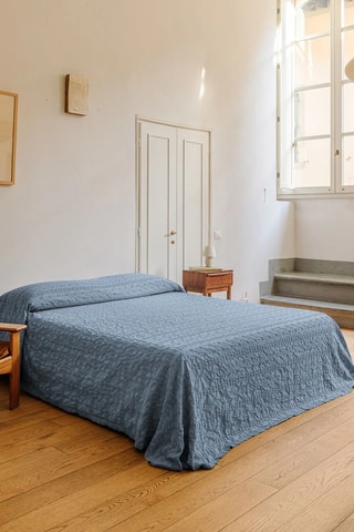 Katoenen Sprei 128 Draad/cm² - Blauw