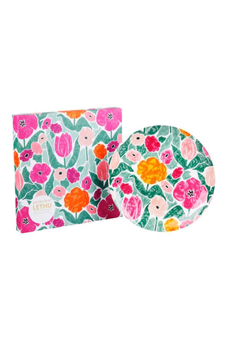 Plat en porcelaine Art Du Printemps - 30,5 cm