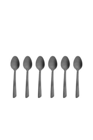 6 cuillères à expresso en acier inoxydable Manhattan - 11 cm