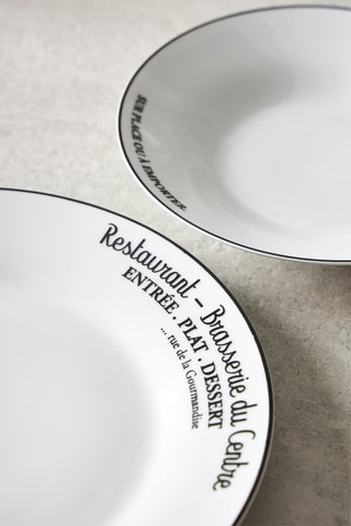 Service de vaisselle en porcelaine Brasserie - 18 pièces