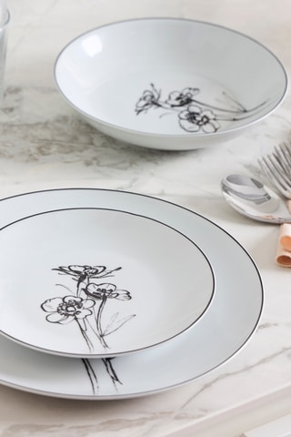 Service de vaisselle en porcelaine The Floral - 18 pièces