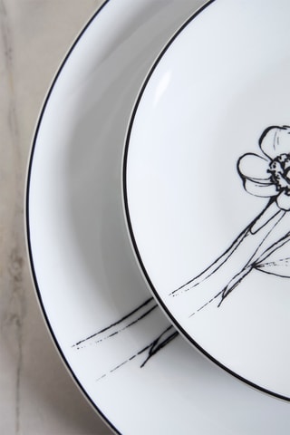 Service de vaisselle en porcelaine The Floral - 18 pièces