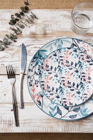 Service de vaisselle en porcelaine Primaflora - 18 pièces