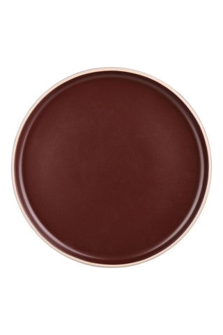 6 x Assiette plate en grès Aeki - 27 cm