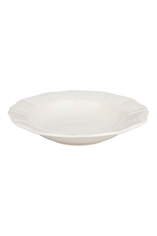 6 x Assiette creuse en grès Villa - 21,5 cm