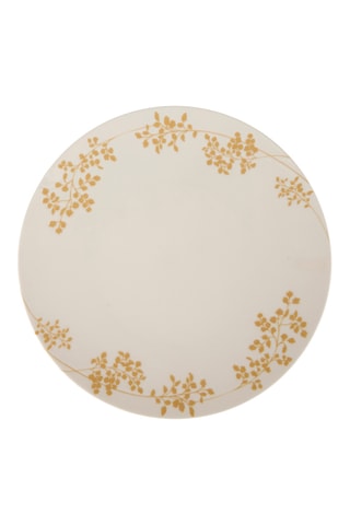 6 x Assiette plate en porcelaine Mimosa - 27 cm