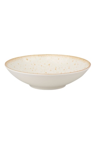 6 x Assiette creuse en porcelaine Macchiato - 19 cm