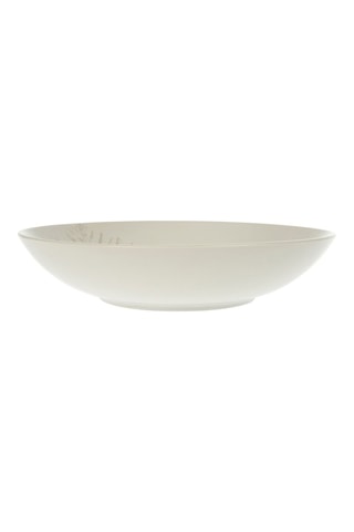 6 x Assiette creuse en grès Fougere - 24,5 cm
