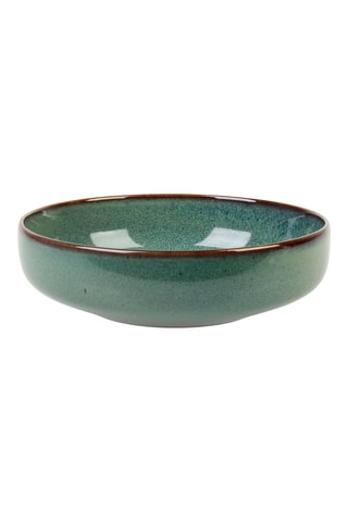 4 x Assiette creuse en grès Curiosité - 18 cm