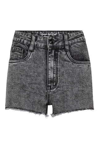 Short en jean - Noir