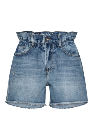 Short en jean - Bleu