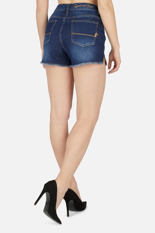 Short en jean - Bleu foncé