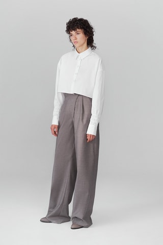 Wollen Broek Hoge Taille