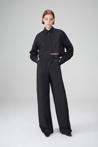 Wollen Broek Wide Legs