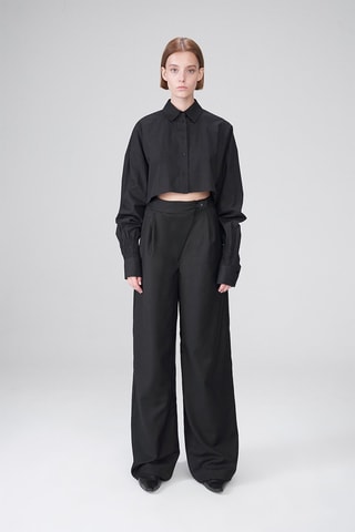 Wollen Broek Wide Legs