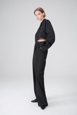 Wollen Broek Wide Legs