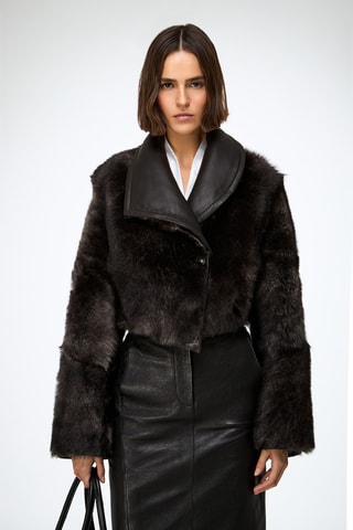 Shearling Jasje - Bruin
