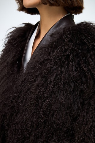 Shearling Jasje Regular Fit - Bruin