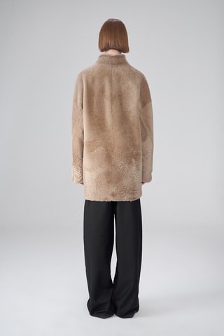 Shearling Jasje Regular Fit - Bruin