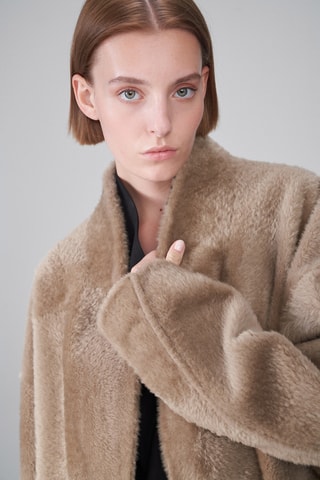Shearling Jasje Regular Fit - Bruin
