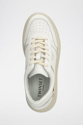Leren Sneakers - Twinset - Wit