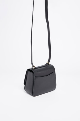 Sac bandoulière en cuir de mouton - Armani Jeans - Doré et noir