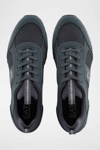 Sneakers - Donkergroen EA7 - Grijs en groen