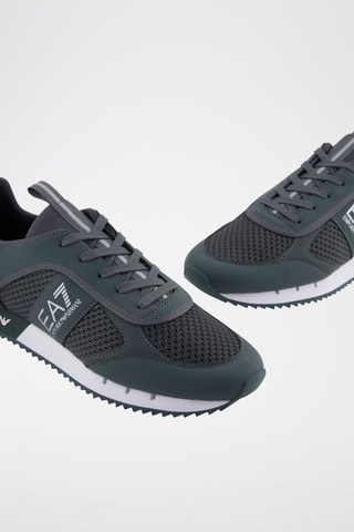Sneakers - Donkergroen EA7 - Grijs en groen