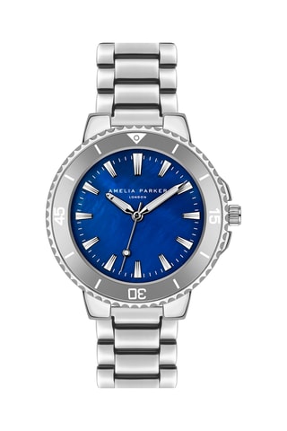 Montre à quartz en acier Aquelle - Nacre